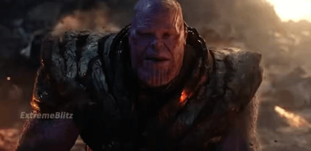 This meme uses a screenshot of the character Thanos from the Marvel film *Avengers: Endgame*, where Thanos appears worn out and defeated after a battle, getting ready to leave the scene. The joke frames Thanos as the Hantavirus, which received minimal public attention and concern when it was briefly covered in news cycles during the early COVID-19 pandemic, implying the virus is leaving Earth dejectedly after noticing no one cares about its spread.