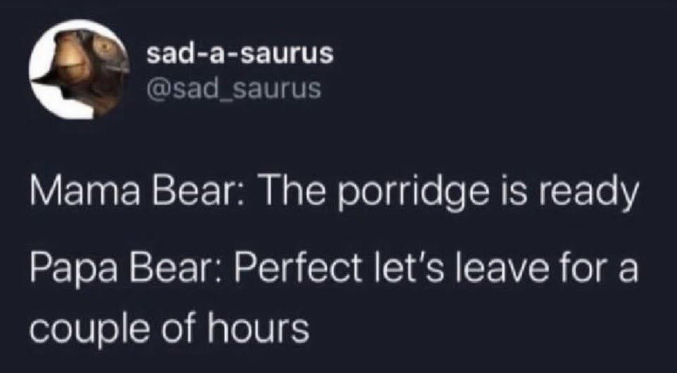 Goldilocks and the Three Bears