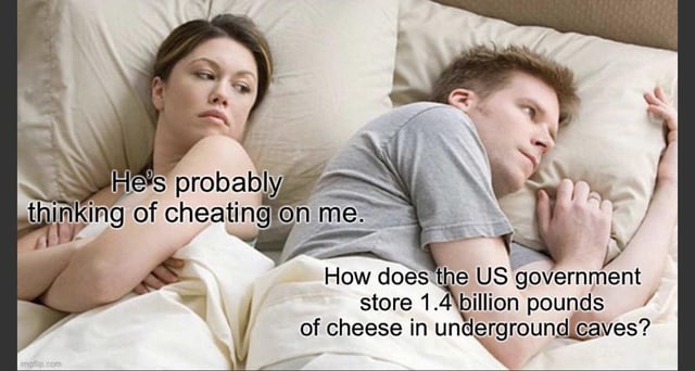 Couple in bed stock photo meme template