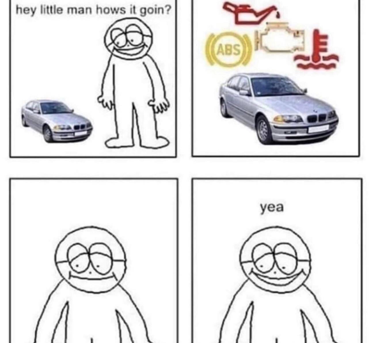 Generic "hey little man" meme template