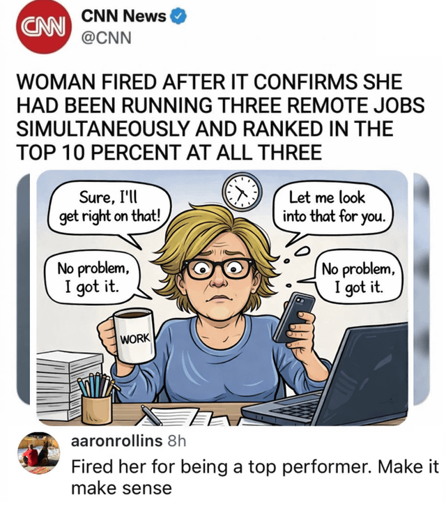 Viral news story illustration