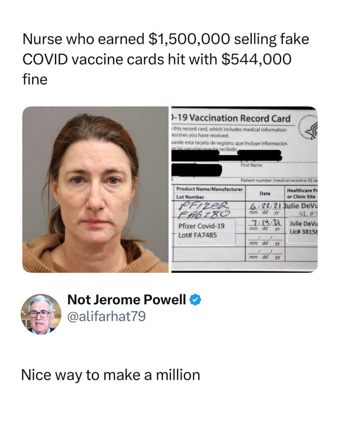Real person (US Federal Reserve Chair)