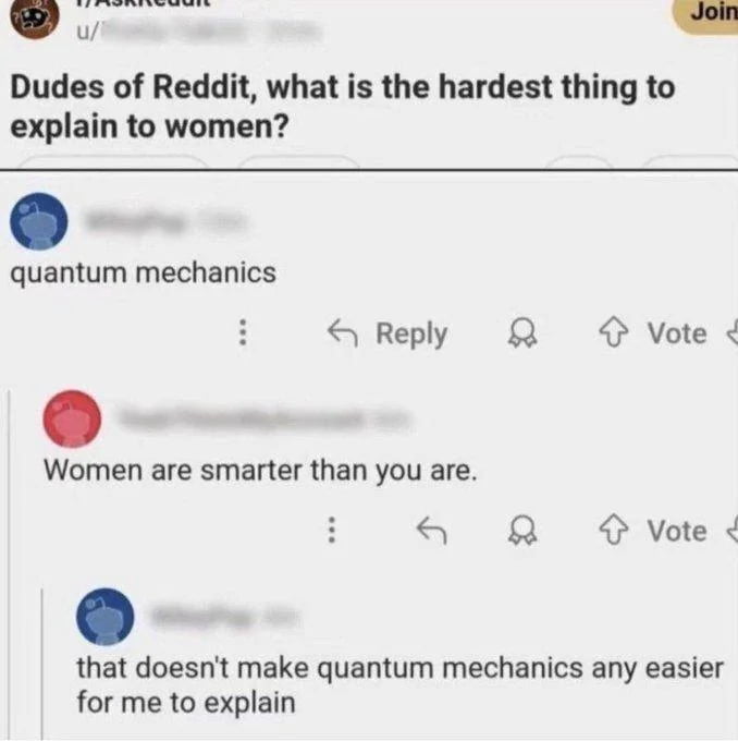 Reddit comment thread