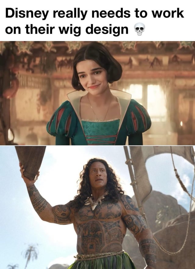 Disney Live-Action Snow White (edited meme)