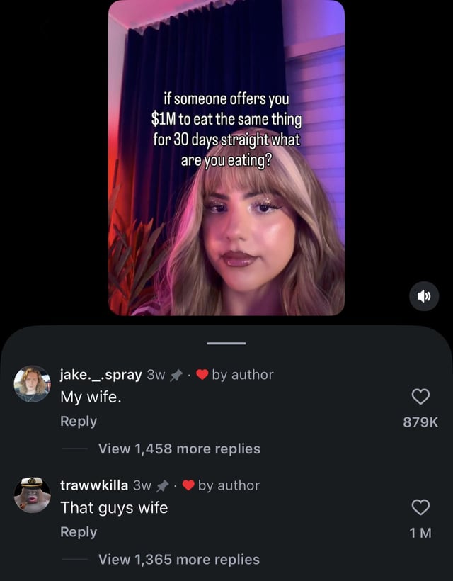 Real person social media clip