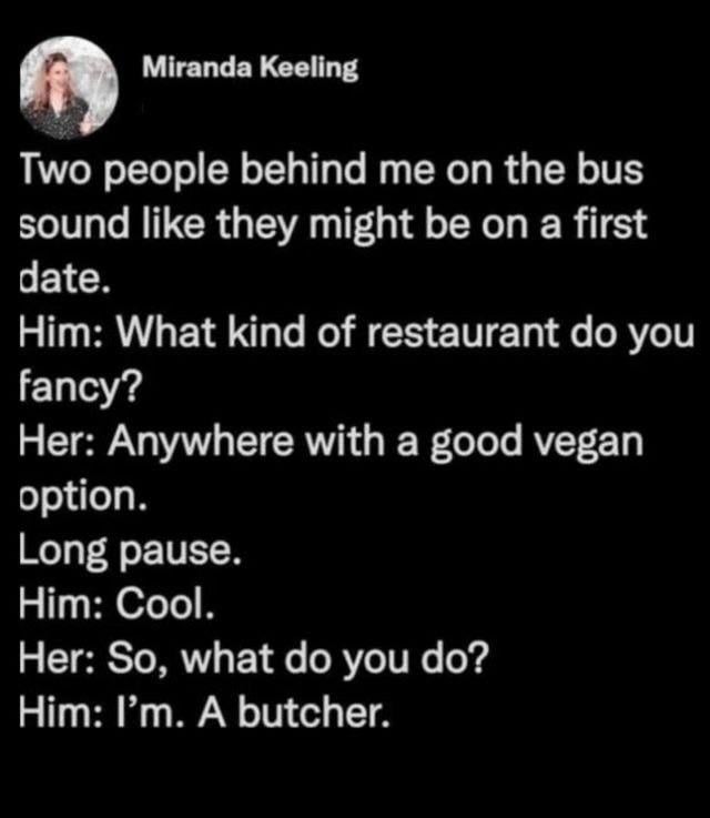 Unidentified woman (vegan)
