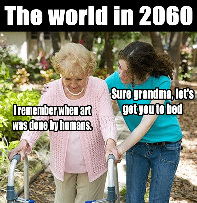Meme (based on stock photography)
