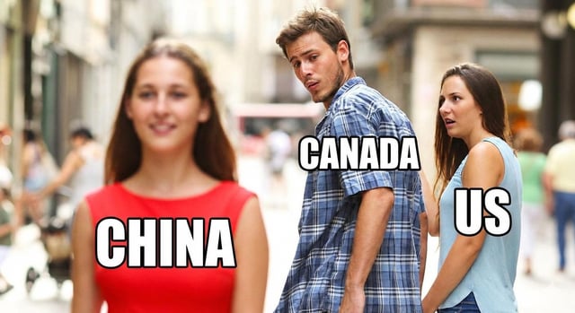 Distracted Boyfriend meme (remix)