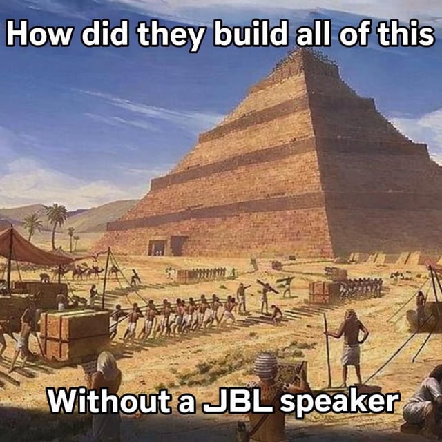 Historical Artwork of Pyramid Construction