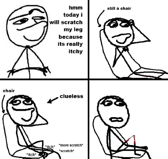 Flork of Cows Meme Style