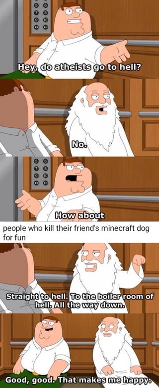 Original to meme (parody of divine figure)