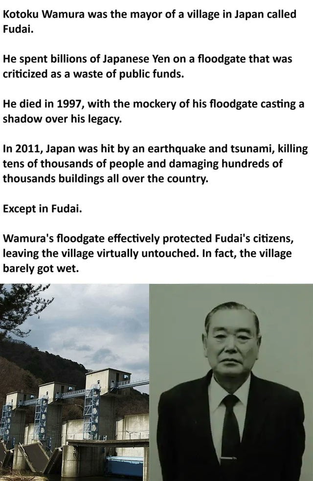 Real Person (Former Mayor of Fudai Village, Japan)