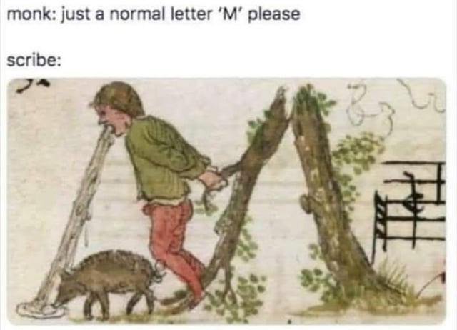 Unknown medieval illuminated manuscript
