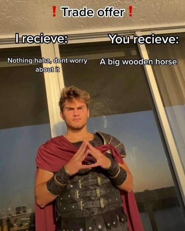Trojan War mythology reference, original cosplay photo