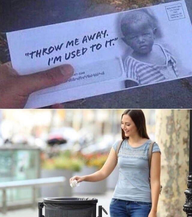 Charity advertisement flyer