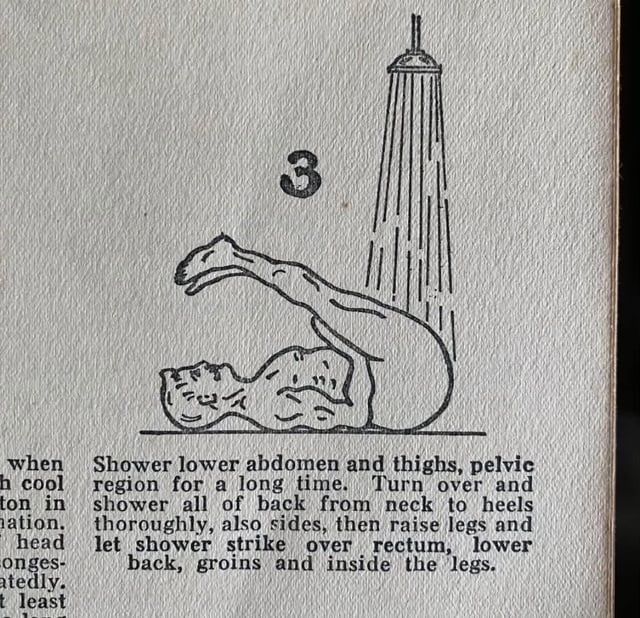 Vintage public hygiene guide