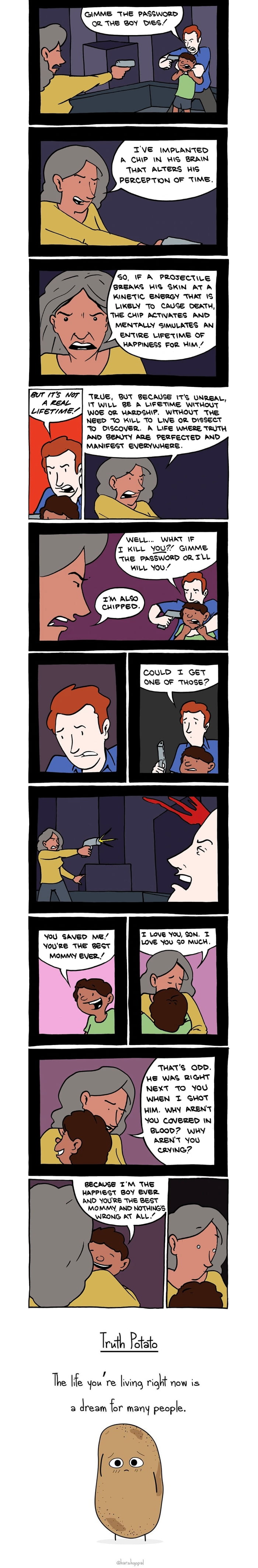 Truth Potato original webcomic