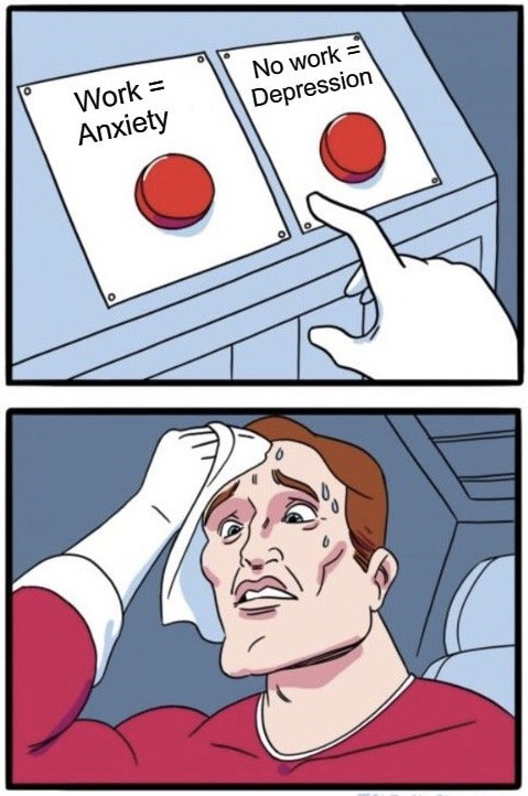 Two Buttons Choice Meme Template
