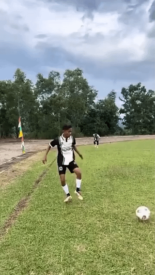 Unidentified football player
