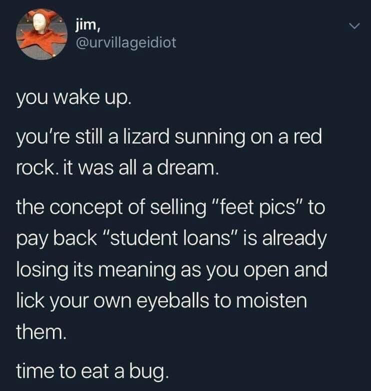 Original fictional scenario from the tweet