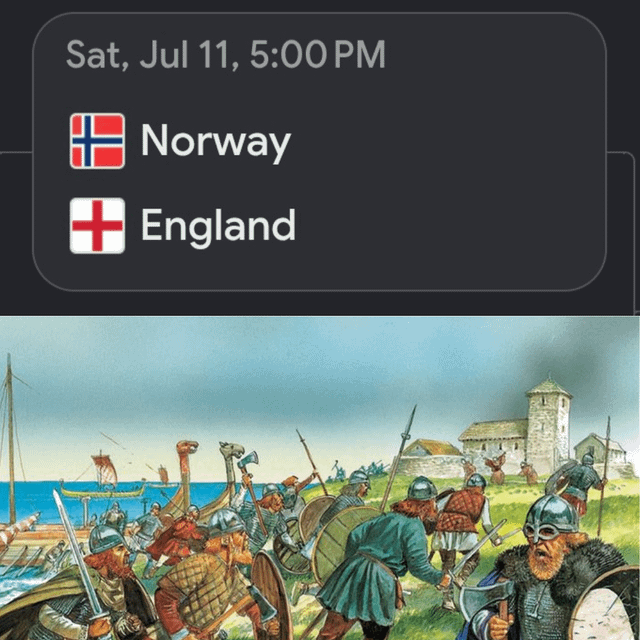 Historical illustration of Norse invasions of Britain