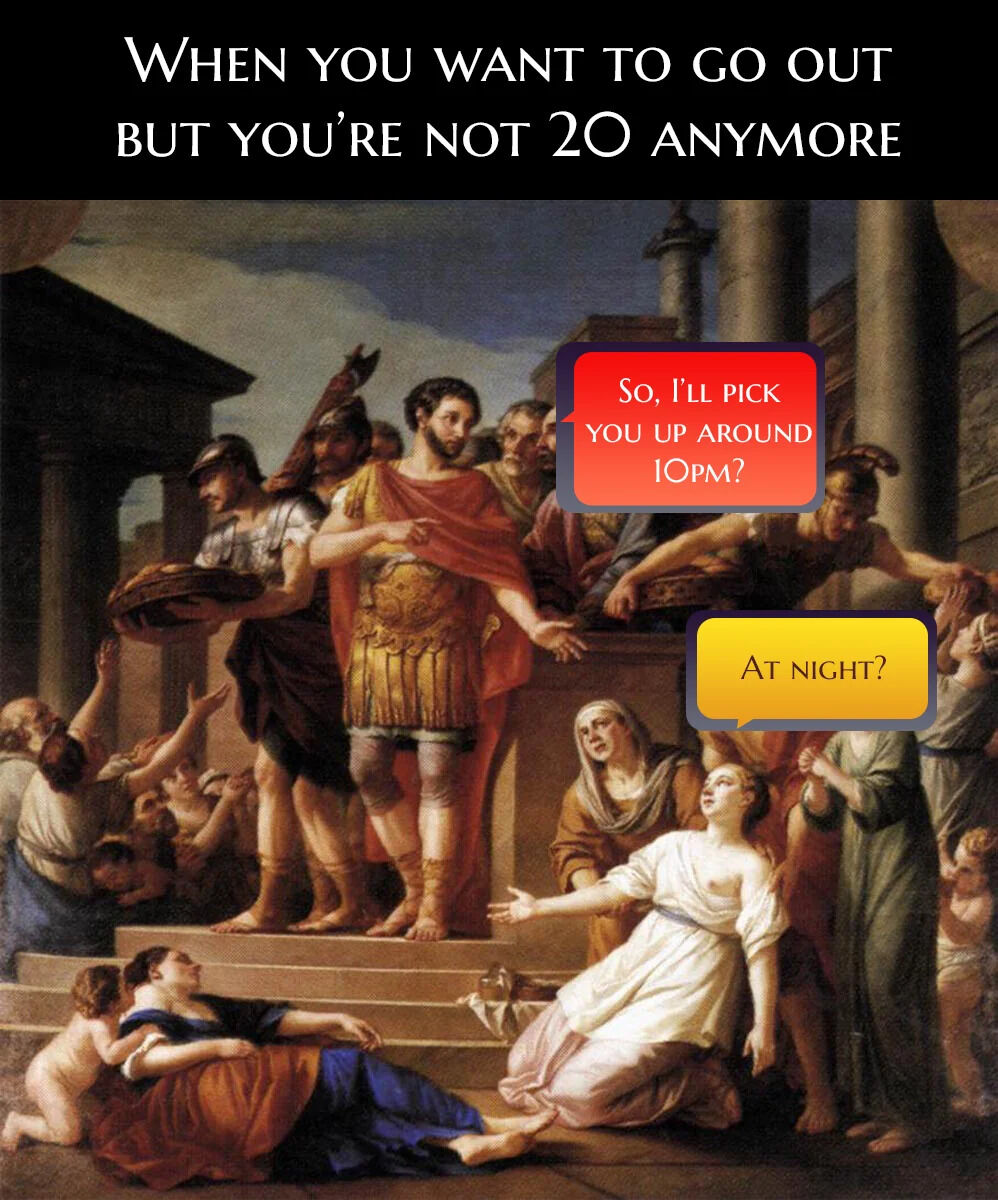 Unidentified public domain neoclassical historical painting