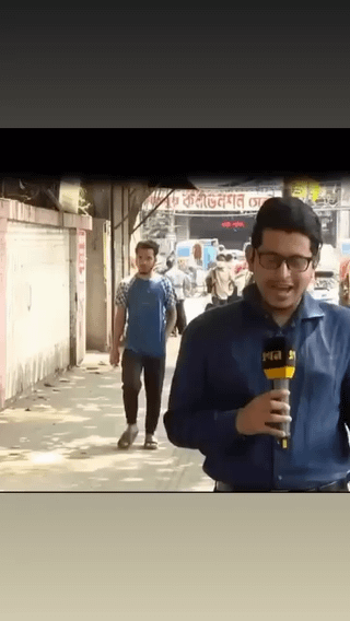 Unidentified South Asian news channel