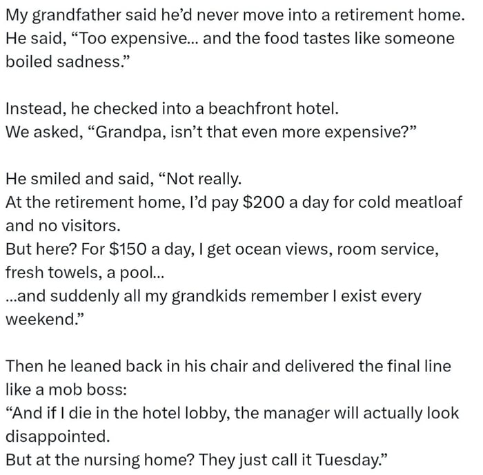 Original fictional meme anecdote