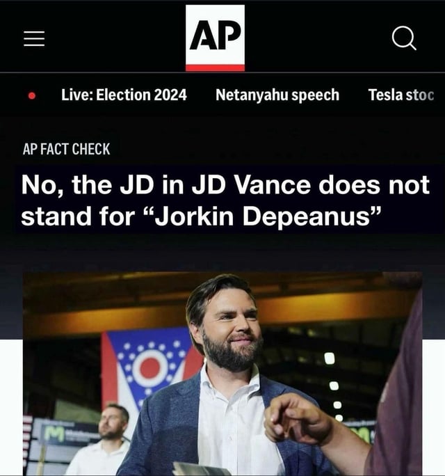 Real Life (2024 US Republican vice presidential candidate)
