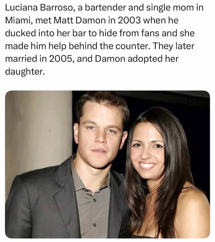 Real Person (Matt Damon's Wife)