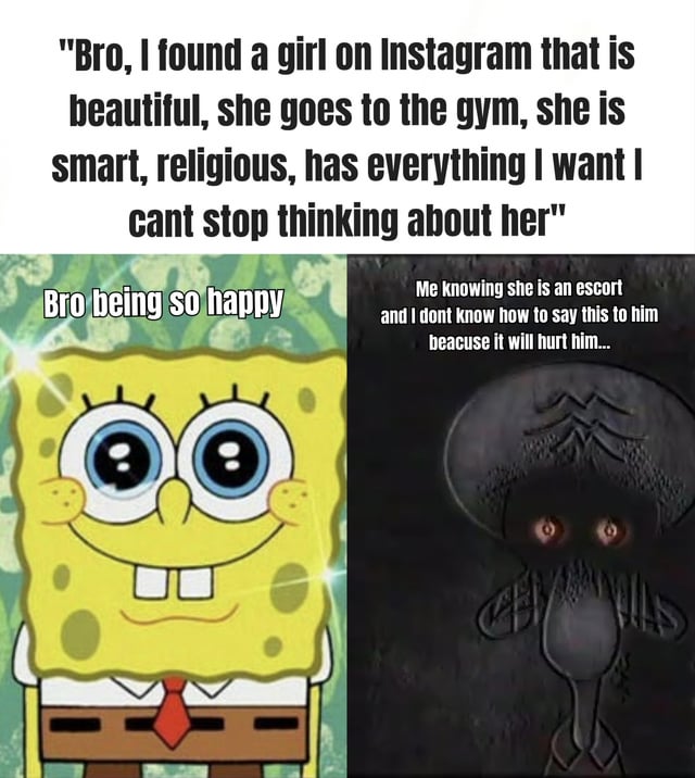 Squidward Tentacles (dark edited version)